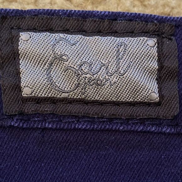 NEW Earl Jeans Straight Leg Mid Rise Size 10 (33x30) Vibrant Blue Denim Jeans - Picture 10 of 10